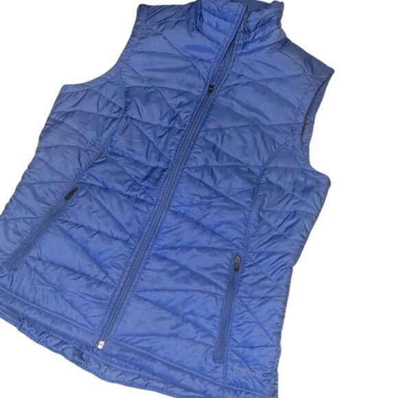Columbia Blue Full Zip Omni-Heat Omni-Shield Quilted Vest Size Medium - Picture 1 of 11